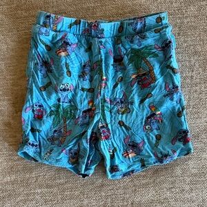 Posh Peanut Blue Tropical Print Kids Shorts